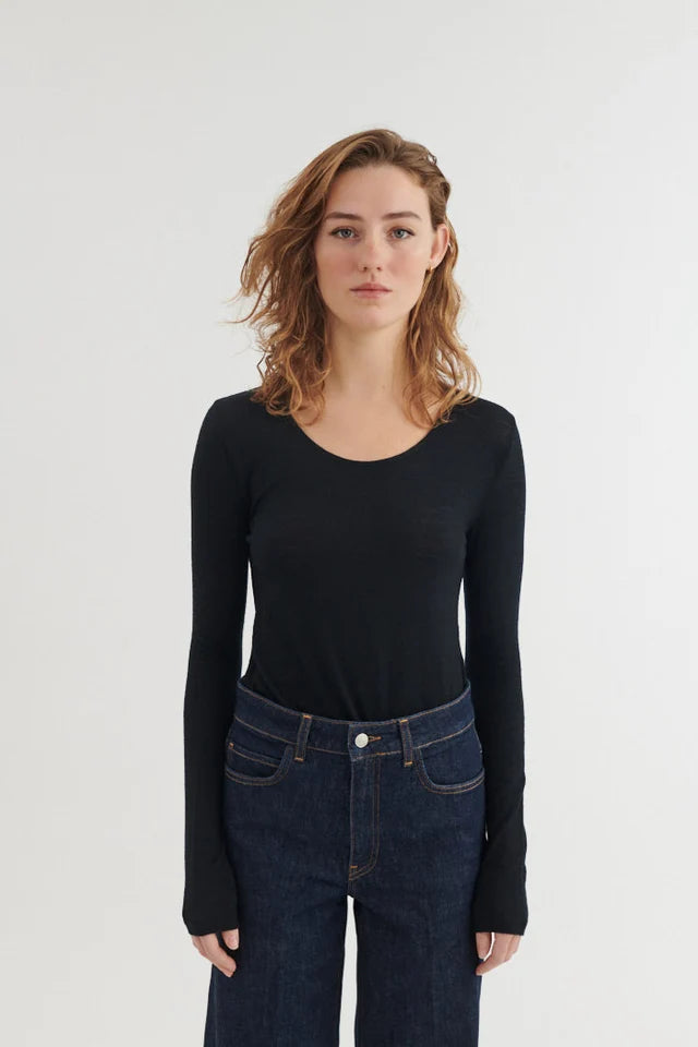 Basic Apparel Rinja LS Tee - Black