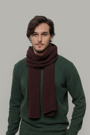 Rifo - Federico Recycled Cashmere Scarf - Brown Caffè