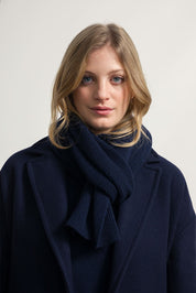 Rifo - Federico Recycled Cashmere Scarf - Blue Mora