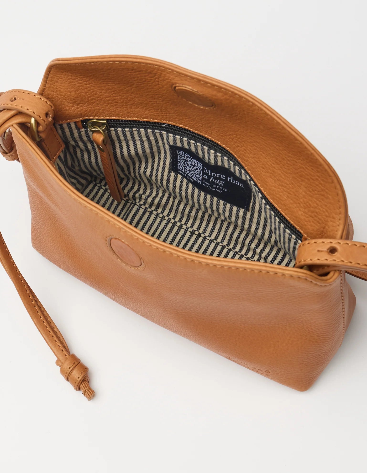 O MY BAG Sienna Mini Soft Grain Leather - Wild oak