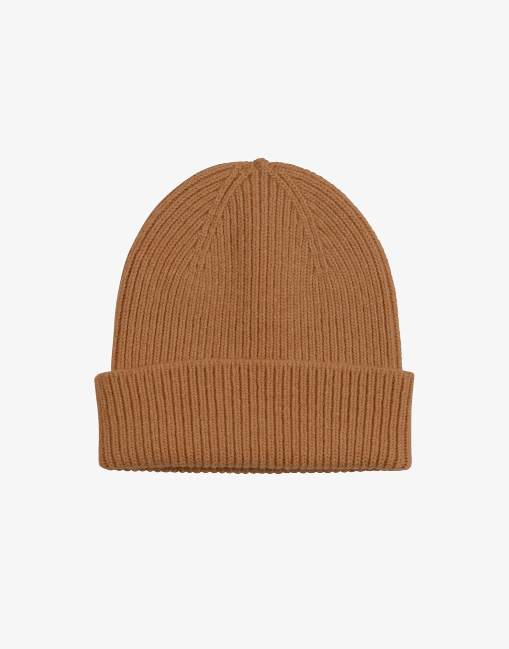 Merino wool beanie - sahara