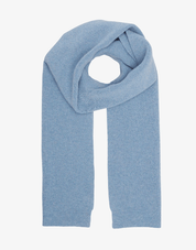 Merino wool scarf - Stone blue