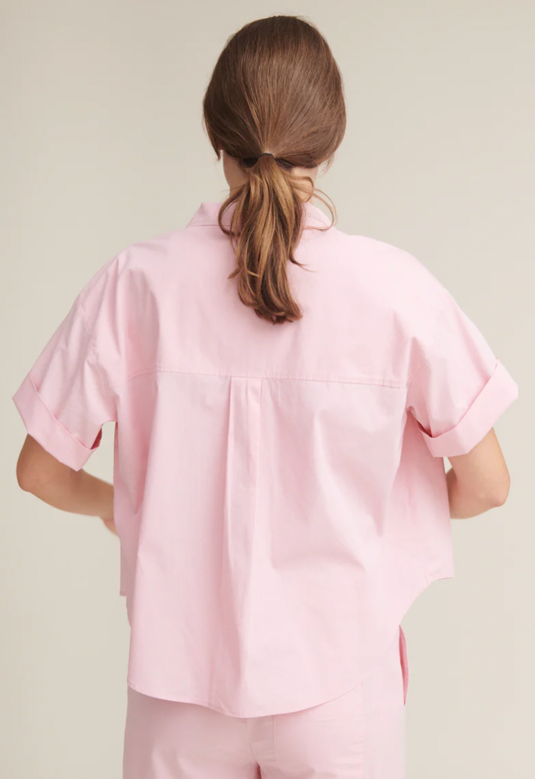 Basic Apparel Vilde SS Shirt GOTS Pink Nectar