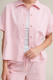 Basic Apparel Vilde SS Shirt GOTS Pink Nectar