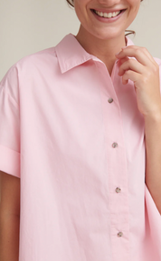 Basic Apparel Vilde SS Shirt GOTS Pink Nectar