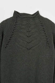 Rifo - Corinna Woman Wool Sweater - Green Foresta