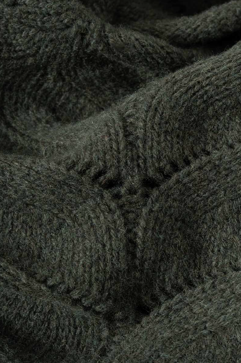 Rifo - Corinna Woman Wool Sweater - Green Foresta