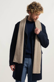 Rifo - Federico Recycled Cashmere Scarf - Beige Sabbia