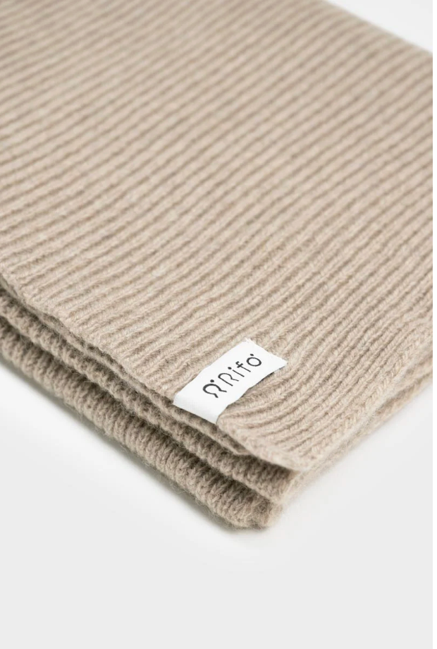 Rifo - Federico Recycled Cashmere Scarf - Beige Sabbia