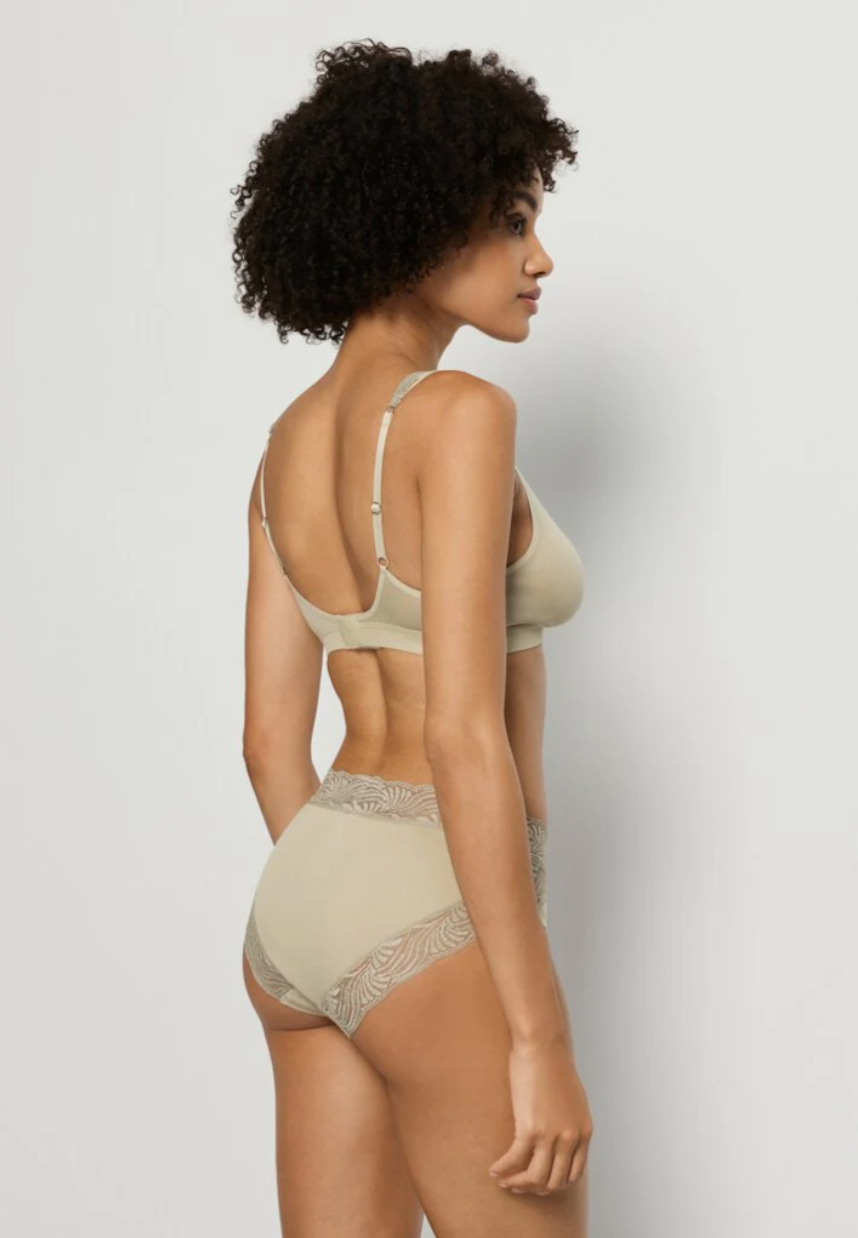Hanro - Cotton Delight Soft Cup Bra (1838) - Olive Stem