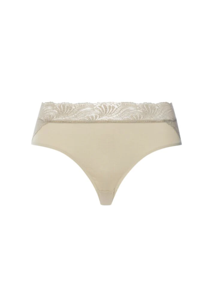 Hanro - Cotton Delight Midi Briefs (1835) - Olive Stem