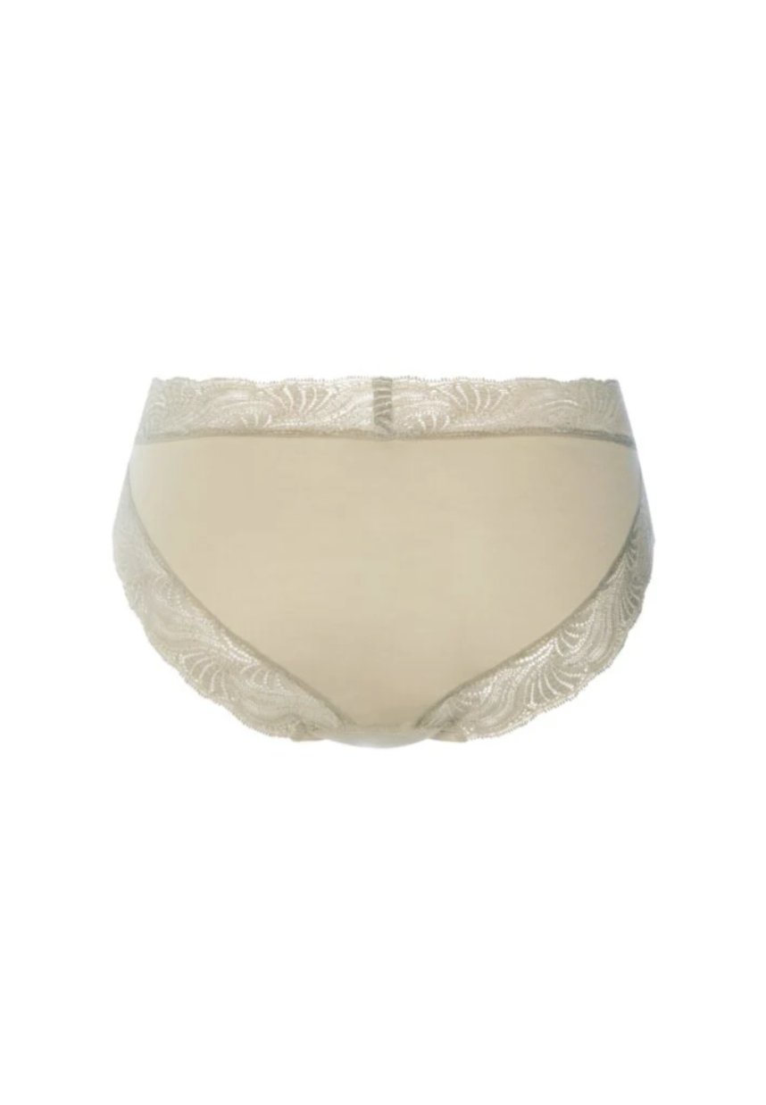 Hanro - Cotton Delight Midi Briefs (1835) - Olive Stem