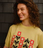 Degen - Zinnia Flower Sweater Tee -