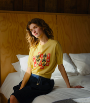 Degen - Zinnia Flower Sweater Tee -