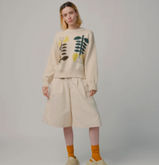 Degen - Yarrow Embroidered Flora Sweater