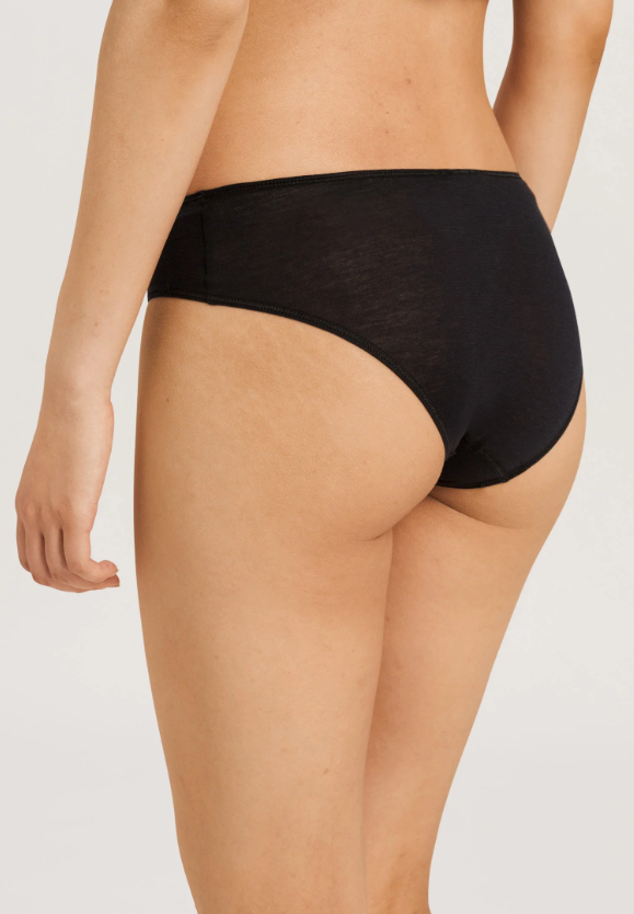 Hanro Ultralight Midi Briefs - Black