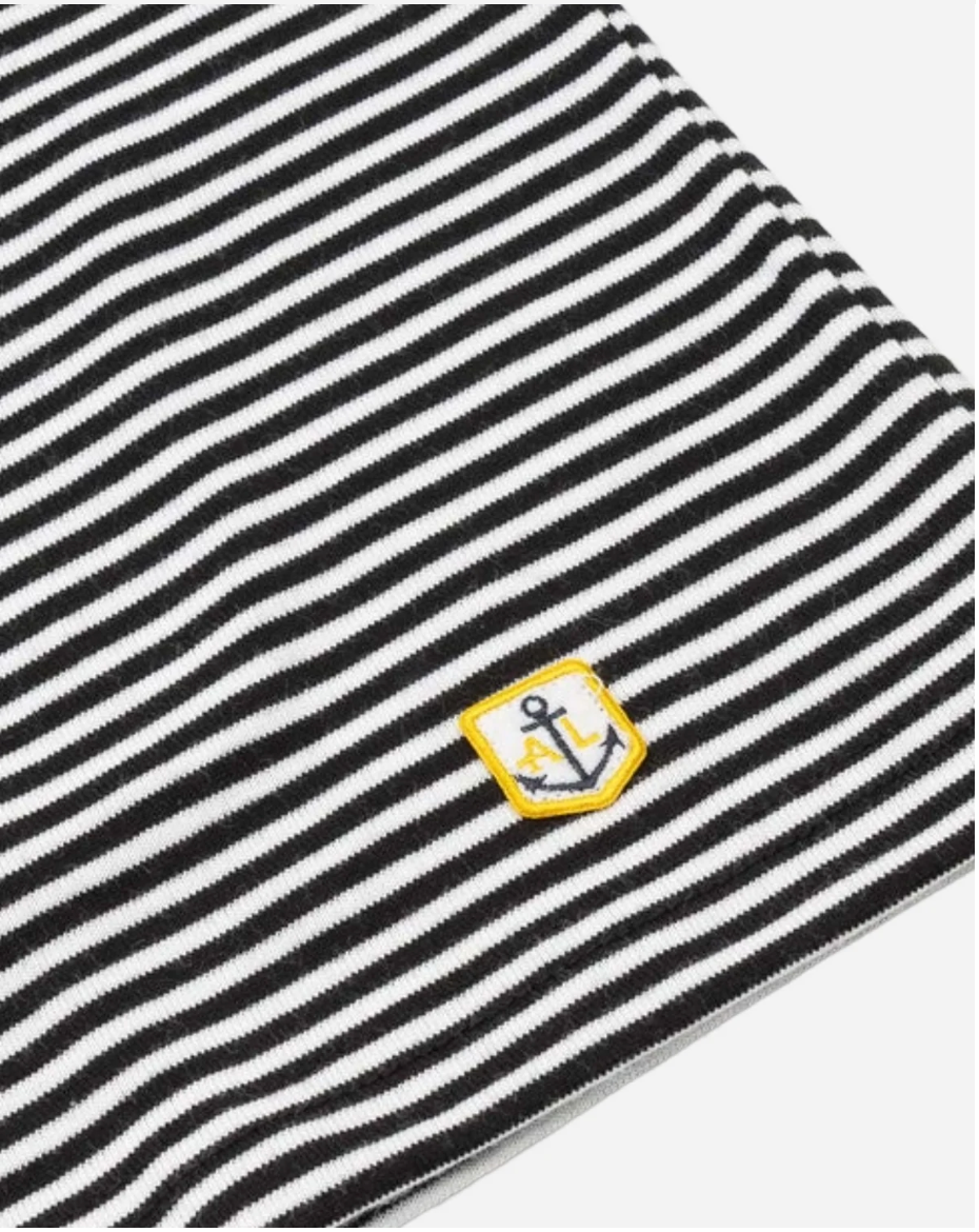 Armor Lux T-shirt Héritage BIO GOTS "Sailmaker" Noir/Milk