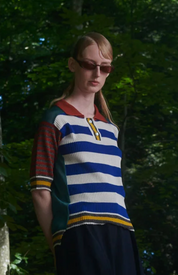 Henrik Vibskov Mix Polo - Teal Mix