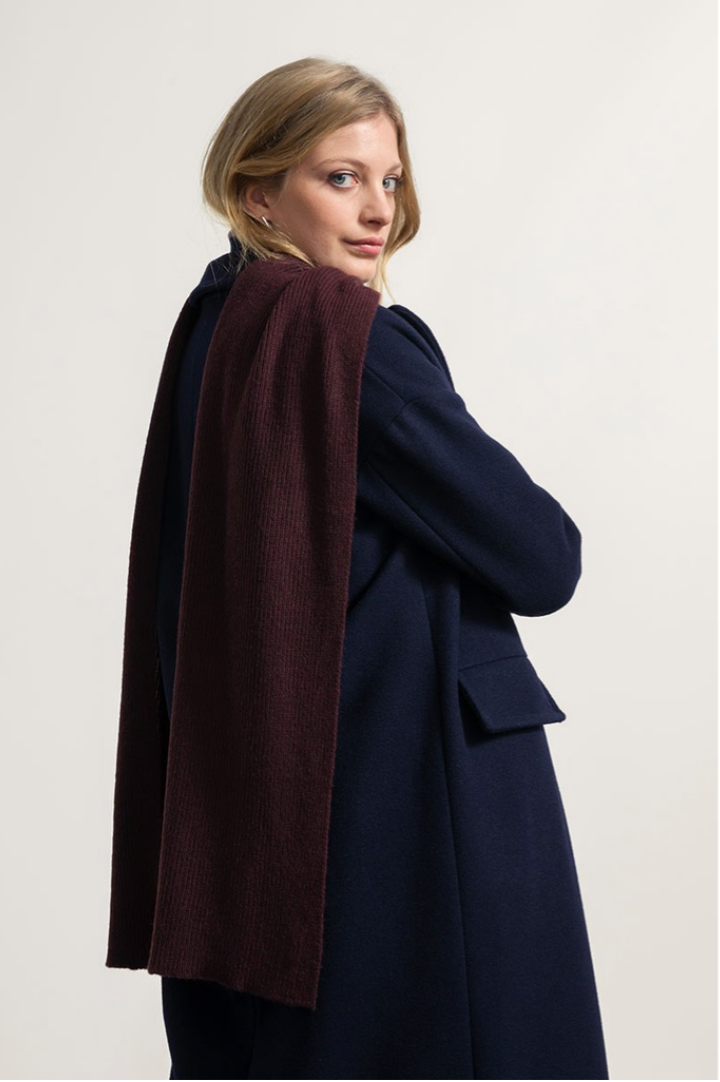 Rifo - Federico Recycled Cashmere Scarf - Brown Caffè