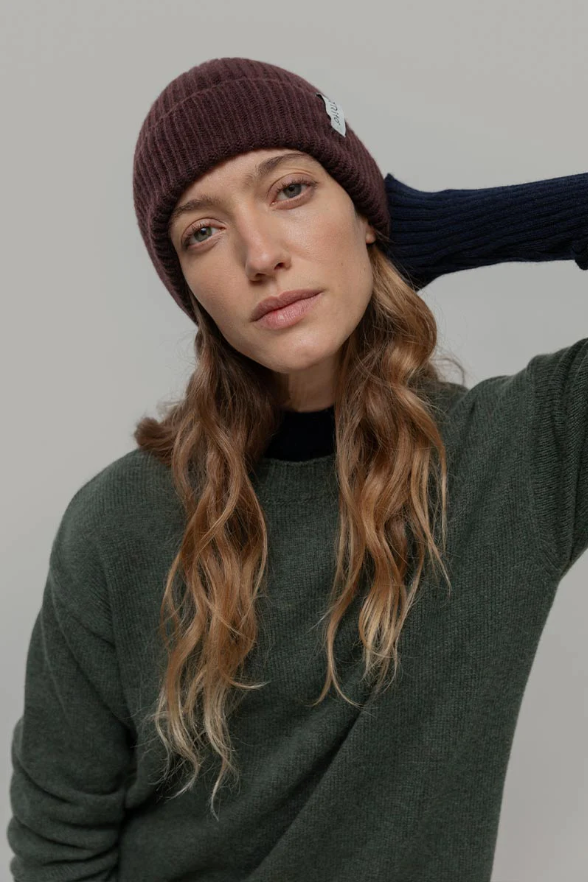 Rifo - Strikket Kashmir Hue - Coffee Brown