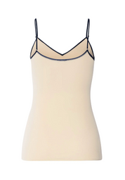 Hanro - Cotton Seamless Spaghetti Top - Summer sand