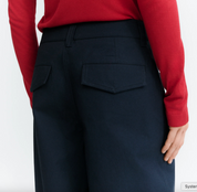 Thinking Mu Barrel navy Marissa trousers