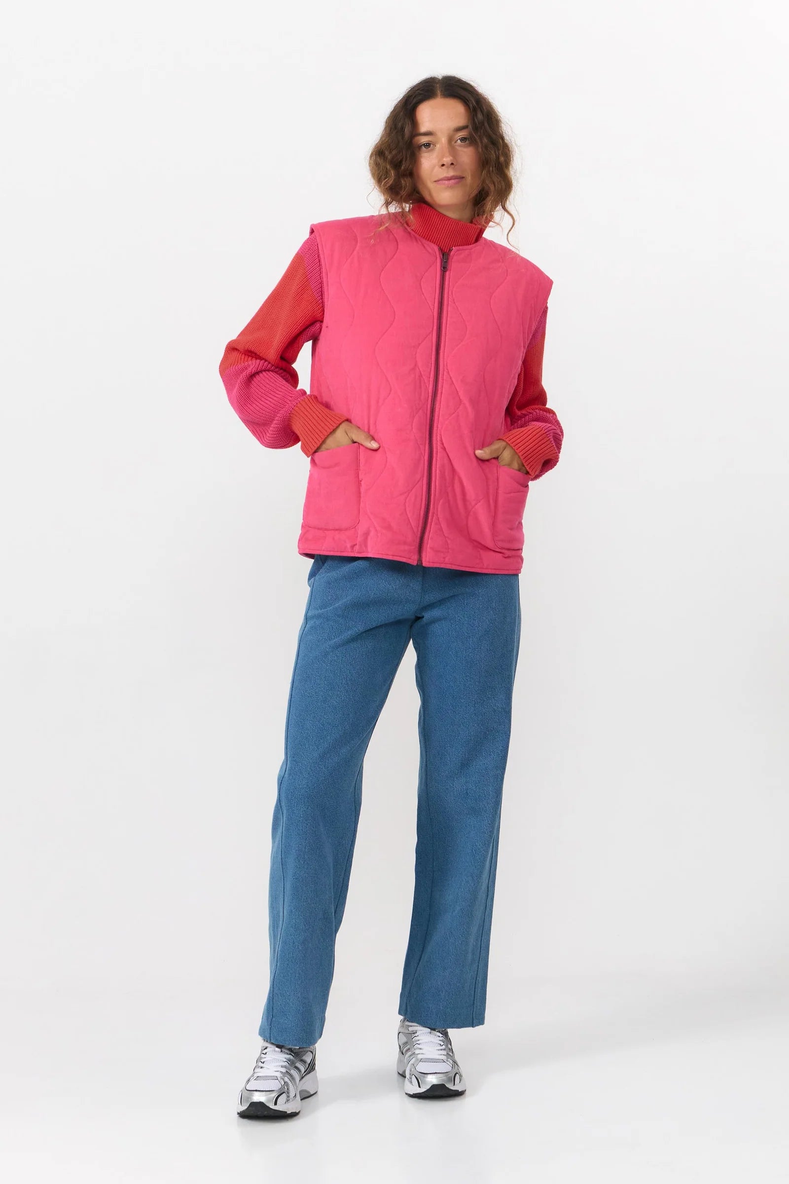 Suite13Lab - Davie Vest - Cord Royal Blue