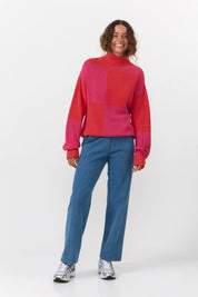 Suite13Lab - Shira Jumper - Check Red
