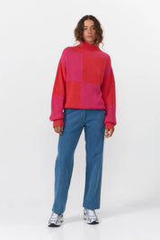 Suite13Lab - Shira Jumper - Check Red
