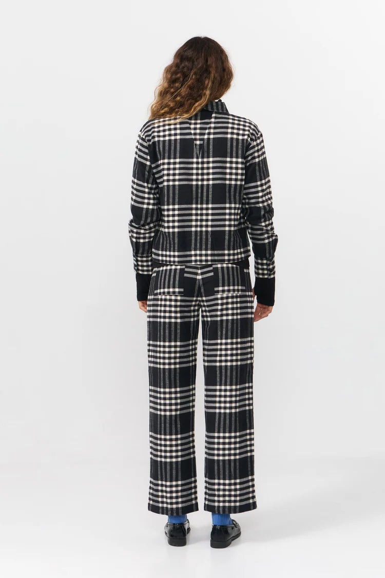Suite13Lab - Sens Shirt - Flannel Check Black