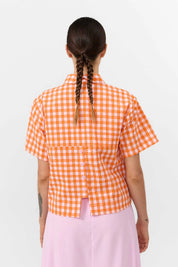 Suite13Lab - EDER SHIRT CHECK ORANGE