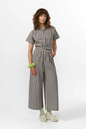 Suite13Lab ALME JUMPSUIT CHECK GREY