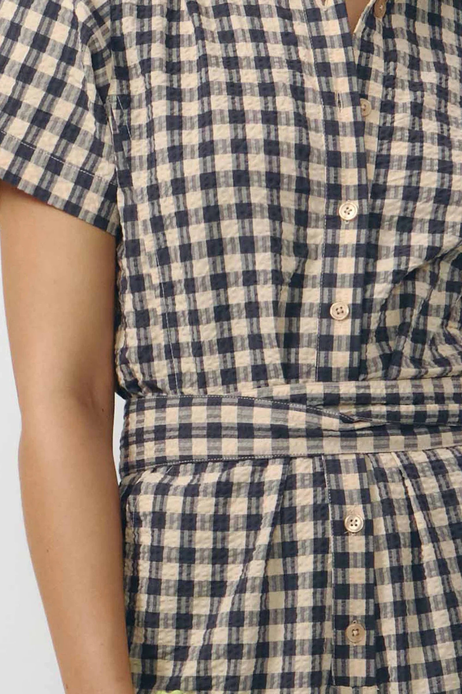 Suite13Lab ALME JUMPSUIT CHECK GREY