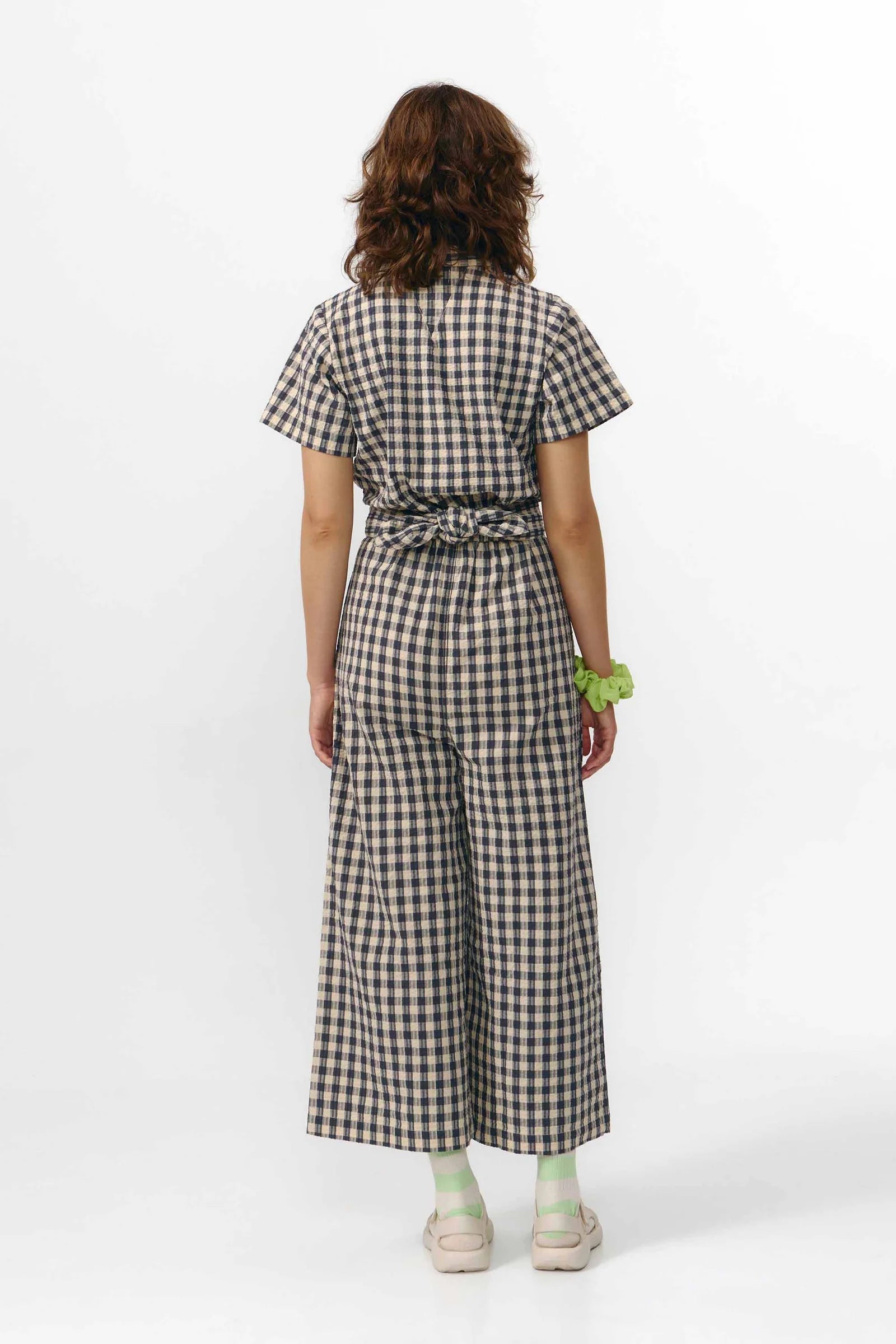 Suite13Lab ALME JUMPSUIT CHECK GREY