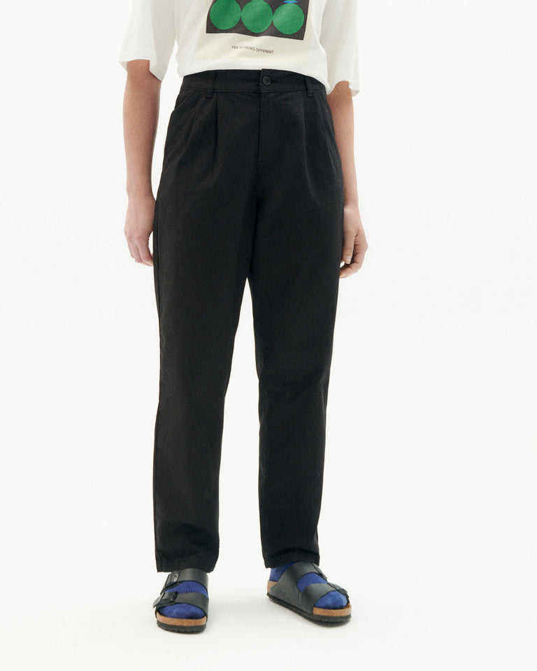 Thinking Mu - Bukser - Black Rina Pants