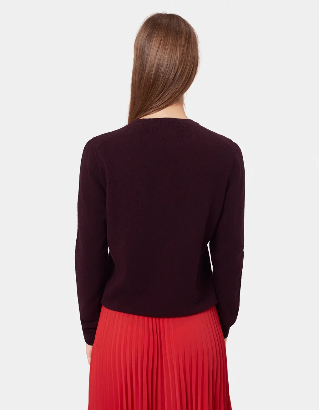 Colorful Standard - Women merino wool crew - Oxblood Red