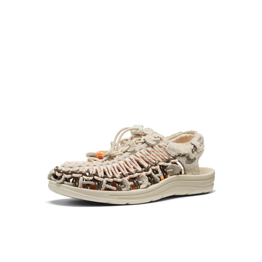 keen - UNEEK Leather Henrik Vibskov Sneaker Sandal - Tangerine Cream