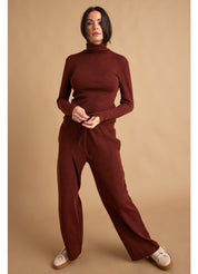 By Basics pants w/pockets & string - Rosewood