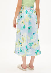 Armedangels Aaimemi aqua floral skirt