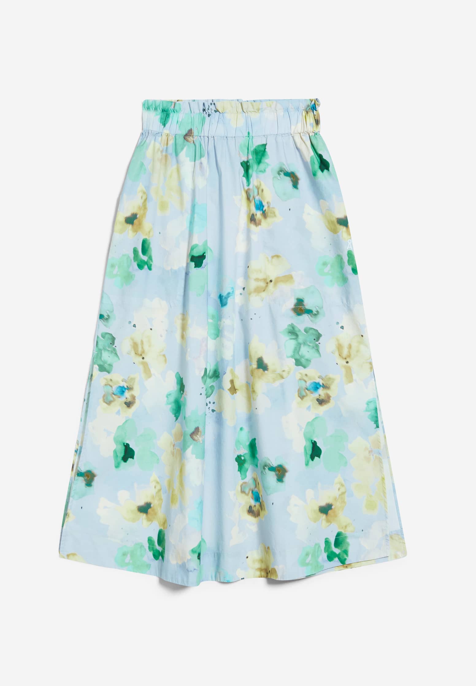 Armedangels Aaimemi aqua floral skirt