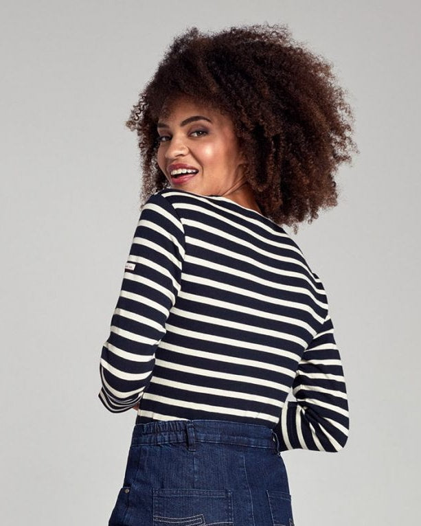 Armor-lux Breton striped blouse navy