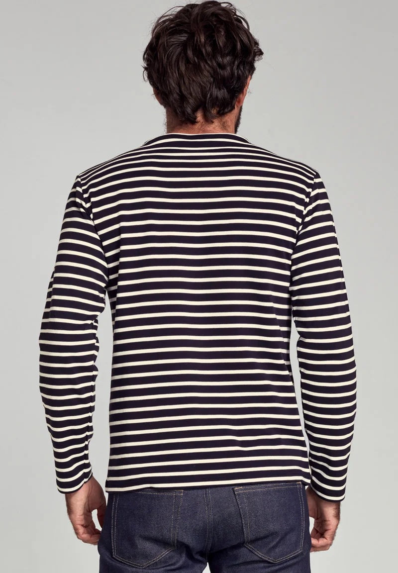 Armor Lux bluse Unisex – Breton striped shirt – navy/nature