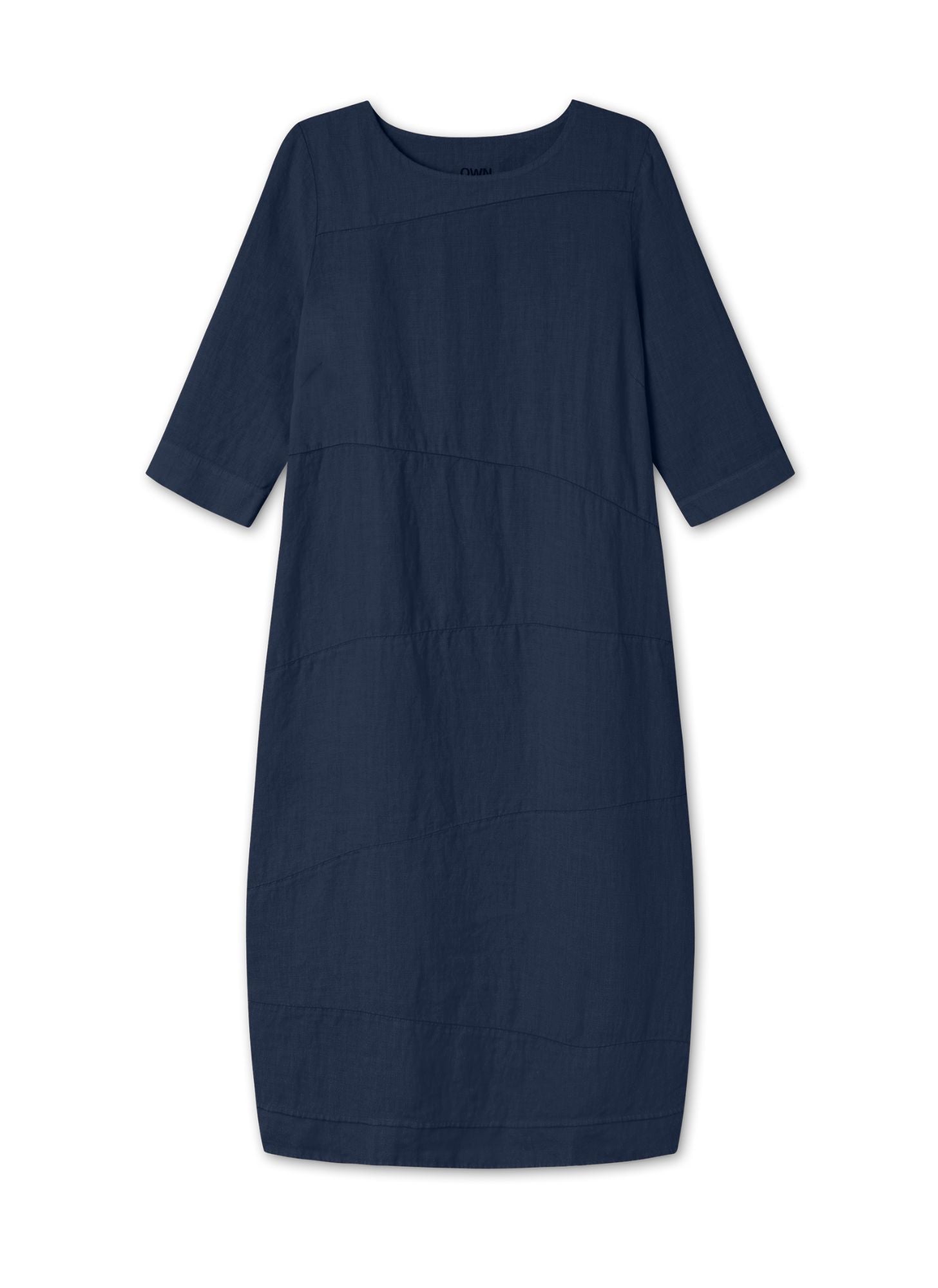 By Basics - Dress Long W/ Cuttings - Midnight Blue