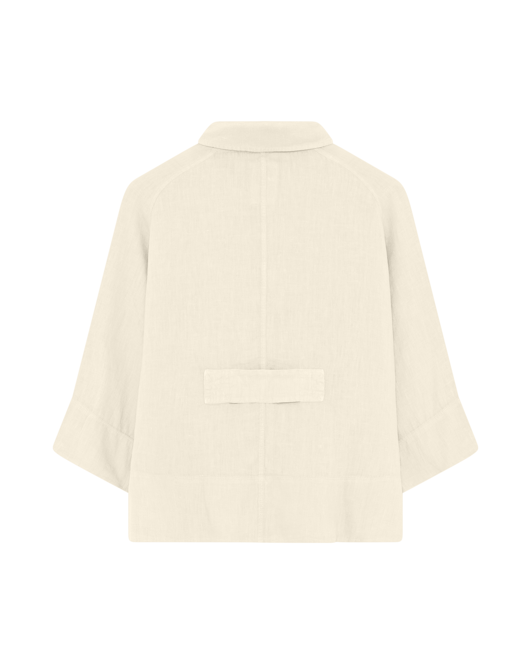 By basics - Lab Coat Blouse - Bone