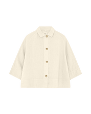 By basics - Lab Coat Blouse - Bone