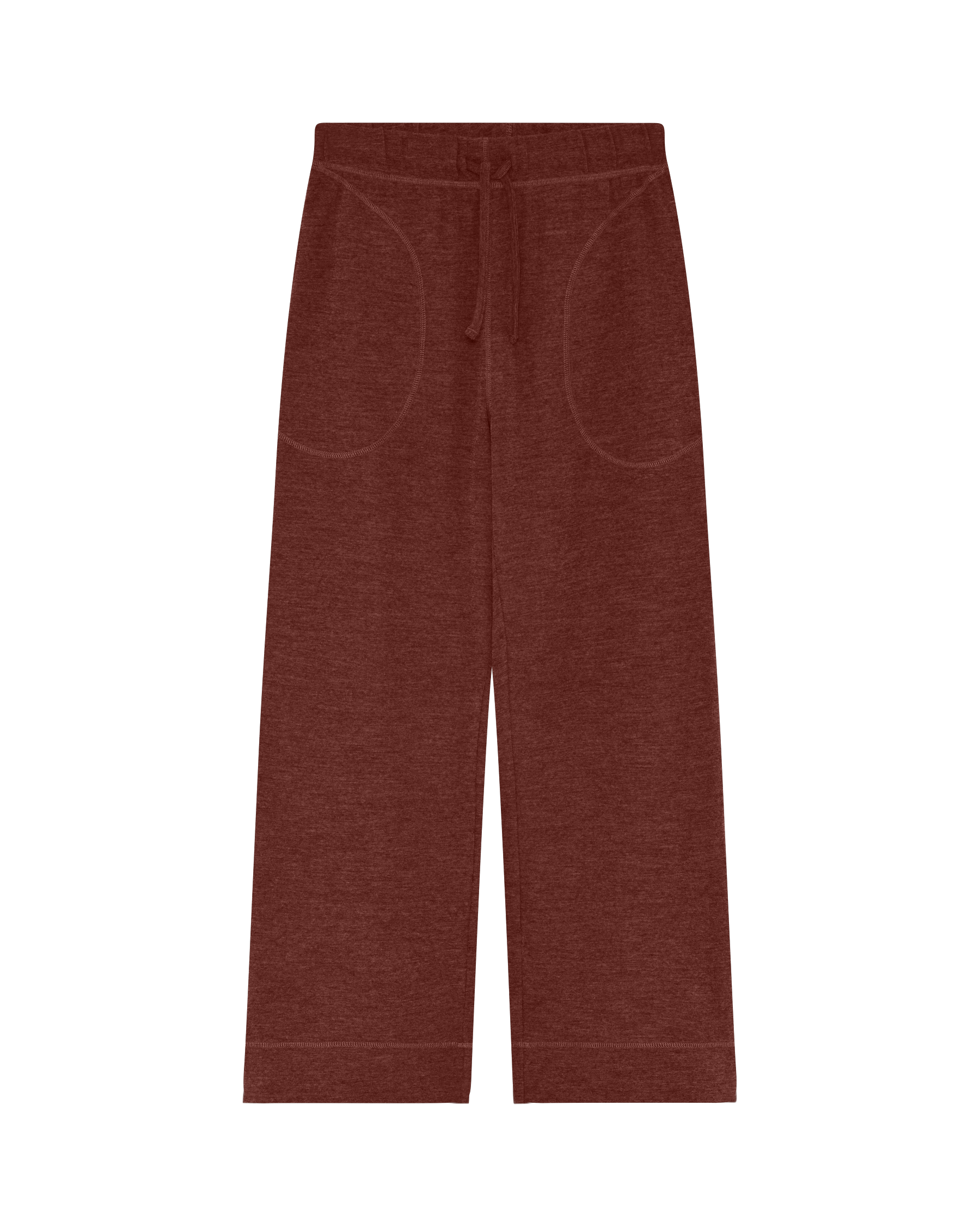By Basics pants w/pockets & string - Rosewood