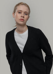 Rifo - Tosca Woman Cashmere Cardigan - Black