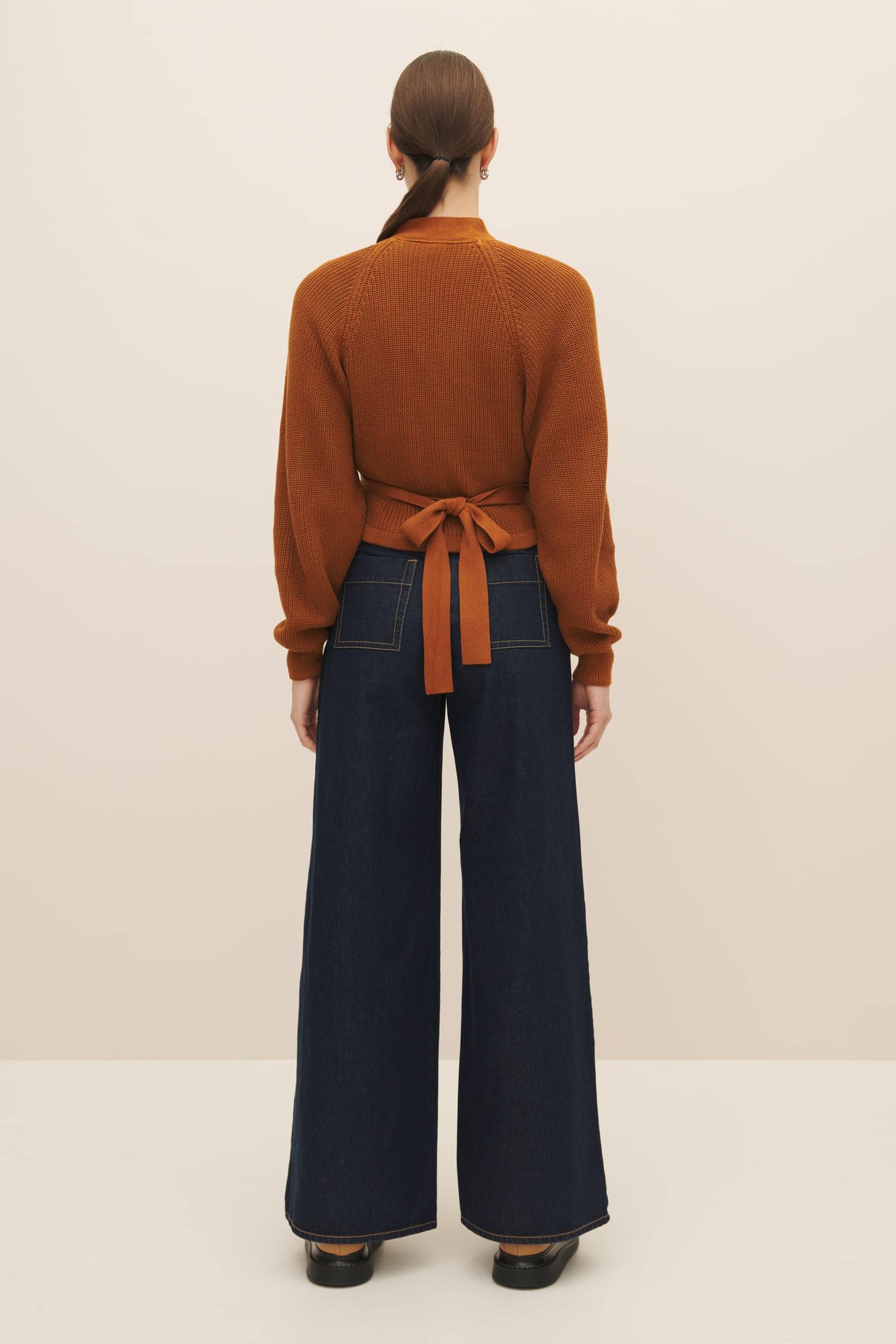Kowtow Composure Cardigan Copper