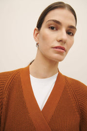 Kowtow Composure Cardigan Copper