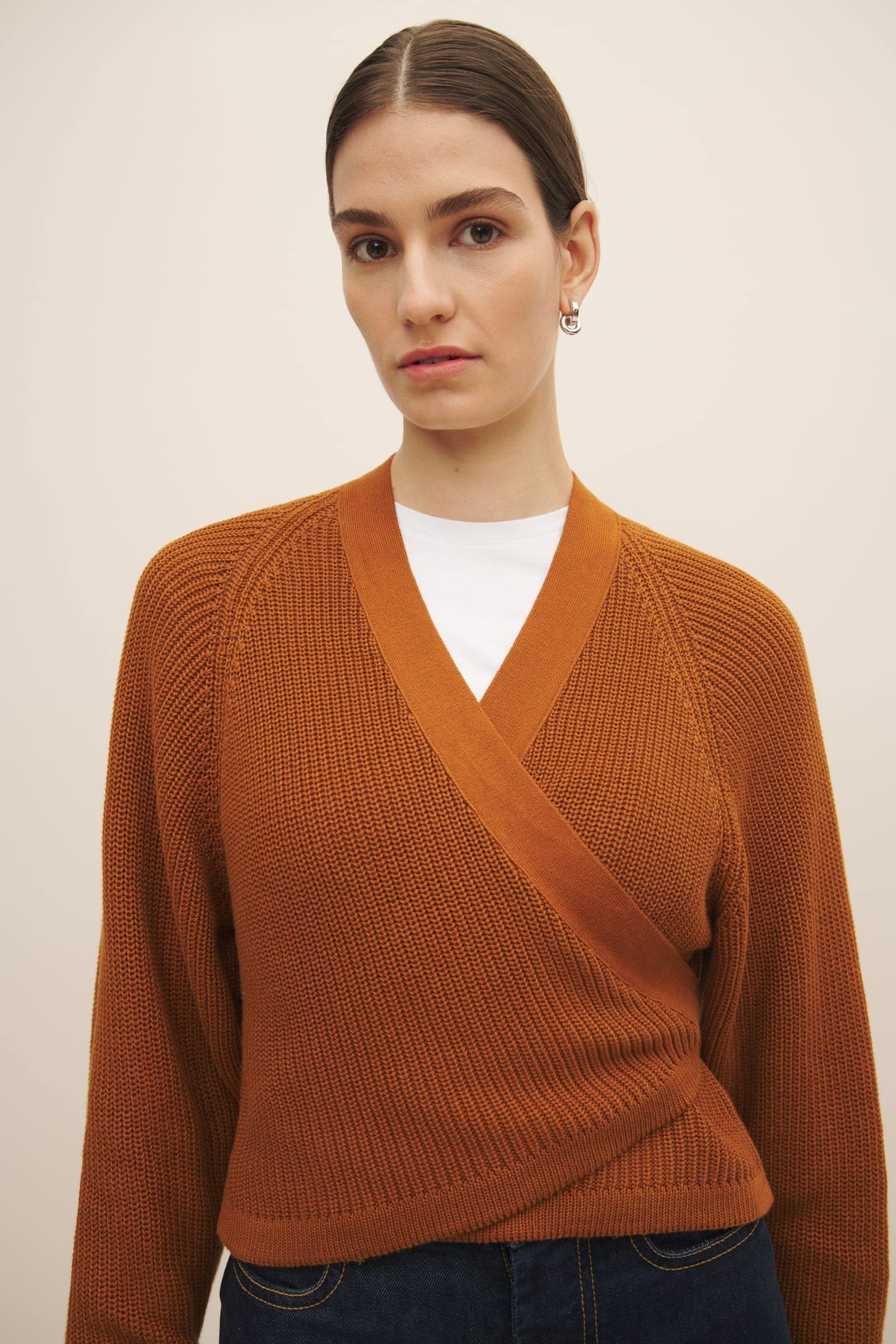 Kowtow Composure Cardigan Copper